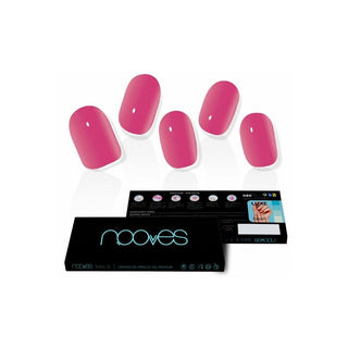Láminas de gel para uñas Nooves Premium Glam Barbie Girl 20 unidades 