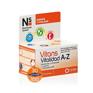 Ns Vitans Vitality A-Z 30 comprimidos 