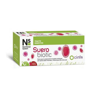 Ns Florabiotic Sueropro+ 6 breve med jordbærsmag 