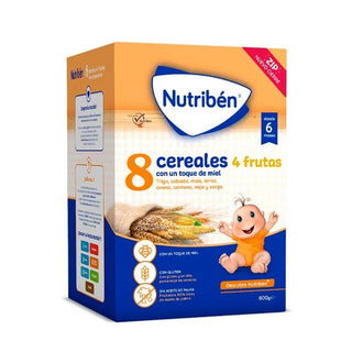 Nutriben 8 Cereali e Miele 4 Frutti 600g — Cereale per l'infanzia