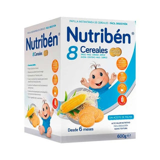 Nutriben 8 Cereals Maria Crackers 600g — Cereale per l'infanzia