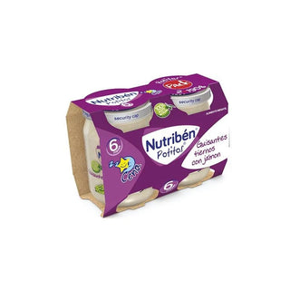 Nutribén Piselli Teneri con Prosciutto 2x190 g — Pappa Pronta