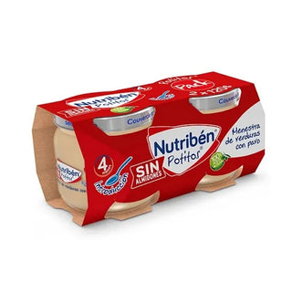 Nutriben Doppelpack Gemüse-Einführung mit Pute 120g 