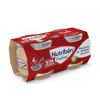 Nutribén Stufato di Verdure con Manzo 2x120g — Omogeneizzato