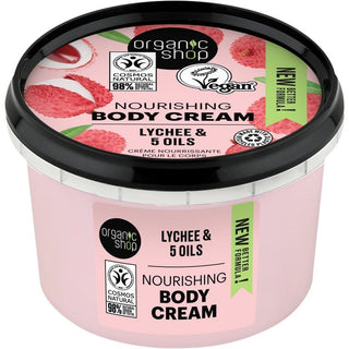 Organic shop Lichi Rosa Crema corpo Nutritiva 250ml — Crema corpo