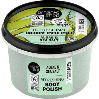 Organic Shop Scrub Corpo Rinfrescante alle Alghe Atlantiche — Scrub Corpo
