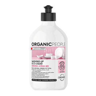Organic People Detergente ecológico para platos con mezcla de cítricos orgánicos 200 ml 