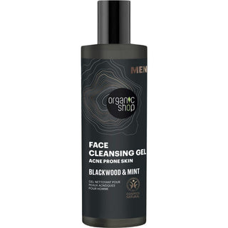 Organic Shop Men Blackwood Gel Limpiador Antiacné 200ml 