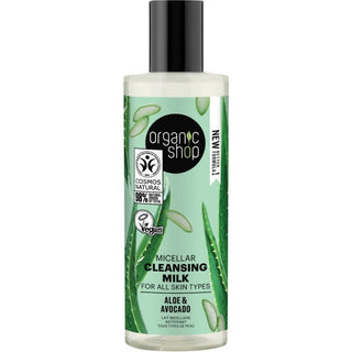 Organic Shop Latte detergente micellare all'aloe 150 ml — Latte detergente viso