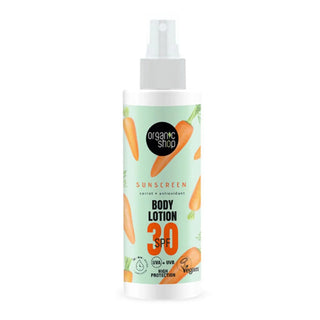 Organic Shop Carrot Body Lotion SPF30 150 ml — Solcreme til kroppen