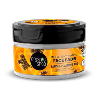Organic Shop Papaya Micellar Moisturing Pads faciales 20 pezzi 