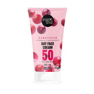 Organic Shop Cranberry Crema facial de día Spf50 50ml 