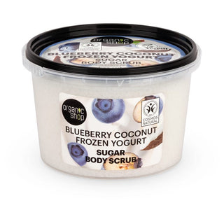 Organic Shop Blueberry Coconut Frozen Yogurt exfoliante Corporal Azúcar 250ml 