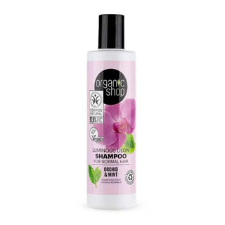 Organic Shop Natura Siberica Champú Orquídea y Menta para cabello Normal 280ml 