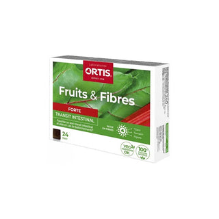 Ortis Fruta y Fibras Fuertes 24 cubitos 