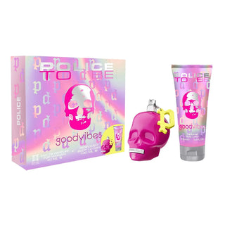 Police To Be Goodvibes Donna Eau de parfum 40 ml + Spray corpo 100 ml — Eau de parfum + spray corpo