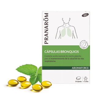 Pranarom Aromaforce Bronchi Bio 30 cápsulas 