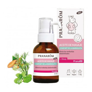 Aceite de masaje Pranarom para el confort de la barriga 30 ml 