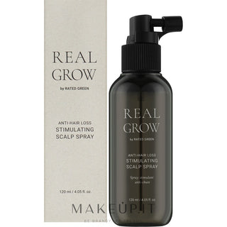 Spray estimulante para el cuero cabelludo anticaída Green Real Grow 120 ml 