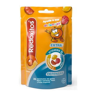 Redoxon Redoxitos Extra Defenses 25 Caramelle Gommose Arancia Fragola Frutta Tropicale — Integratore