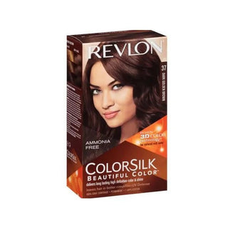 Revlon Colorsilk Senza ammoniaca 37 Castano dorato scuro — Colorante per capelli