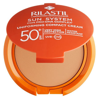 Rilastil Sun System Crema Compatto Uniforme SPF50+ 02 Dore 10g — Fondotinta Solare