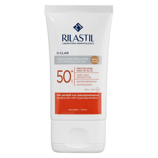 Rilastil D-Clar Spf50+ Crema Uniformante Media 40ml — Crema solare viso