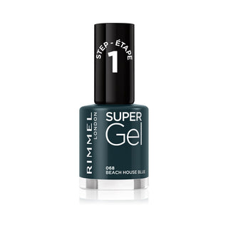 Rimmel London Super Gel 068-Beach House Blue 12ml — Smalto per unghie
