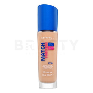 Rimmel London Match Perfection Fondotinta SPF20 101 Classic Ivory 30 ml — Fondotinta
