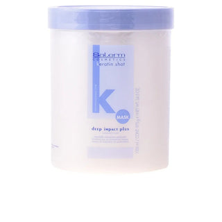 Salerm Cosmetics Maschera Keratin Shot Deep Impact Plus 1000 ml — Maschera per capelli