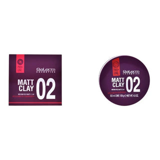 Salerm Cosmetics Matt Clay Arcilla mate de fijación media 125 ml 
