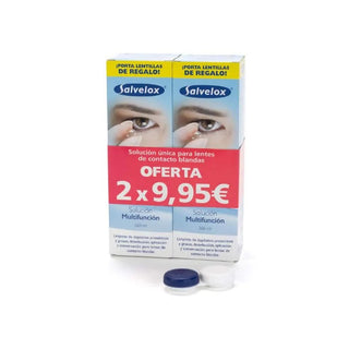 Salvelox Set Solución para lentes de contacto 2x360ml 