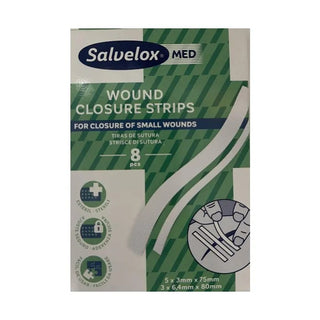 Tiras de sutura Salvelox 8 piezas surtidas 