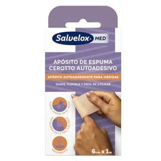 Salvelox Medicazione in Schiuma 6 cm x 1 m — Cerotti