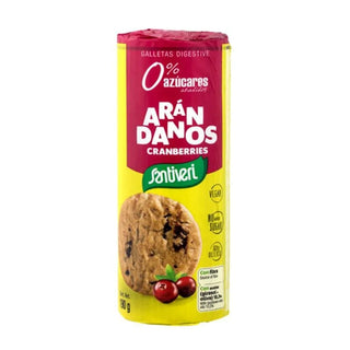 Santiveri Biscotti Digestivi al Mirtillo Rosso 190 g — Biscotti