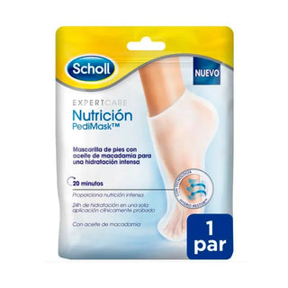 Scholl Maschera nutriente per i piedi 1 paio — Maschera piedi