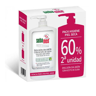 Sebamed Emulsione senza sapone all'olio d'oliva 750 ml Duo — Detergente corpo