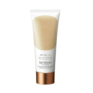 Crema protectora celular Sensai Silky Bronze para el cuerpo SPF50 150 ml 