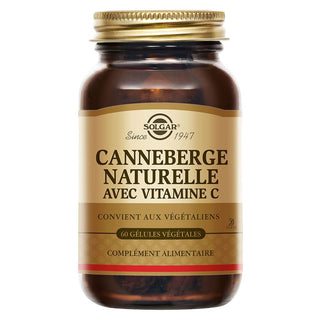 vegetable capsules Solgar Natural Cranberry with vitamin C - Pack of 60 