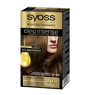 Syoss Oleo Intense 5-86 Castano Caramello — Colorazione Permanente Capelli