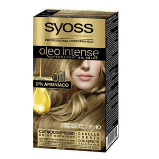 Syoss Oleo Intense Coloración Permanente para el cabello 7-10 Rubio Natural 