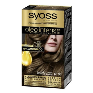 Syoss Oleo Intense Coloración Permanente para el cabello 5-10 Castaño Claro 