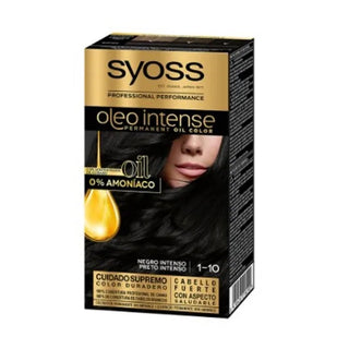 Syoss Oleo Intense Coloración Permanente para el cabello 1-10 Negro Profundo 