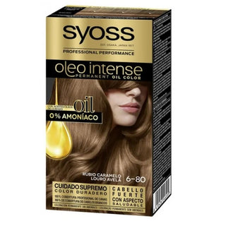 Syoss Oleo Intense Coloración Permanente para el cabello 6-80 Rubio Caramelo 