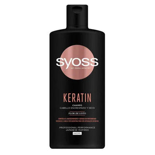 Syoss Shampoo alla cheratina per capelli crespi e secchi 440ml — Shampoo