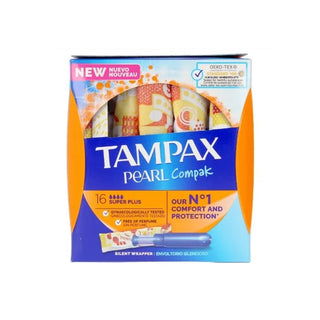 Tampax Pearl compresseak Super Plus Buffer 18 enheder 