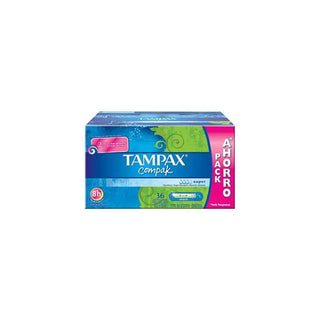 Tampolleone Tampax compresseak Super 36 U 