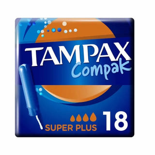 Tampax kompresser Super Plus 18 enheder 