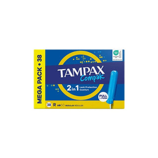 Bind Tampax compresseak Regular 38 enheder 