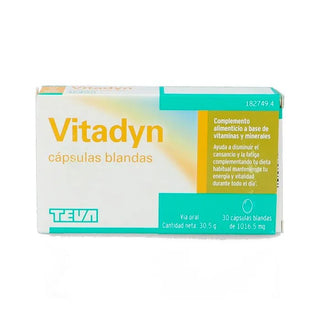 Teva Vitadyn 30 cápsulas blandas 